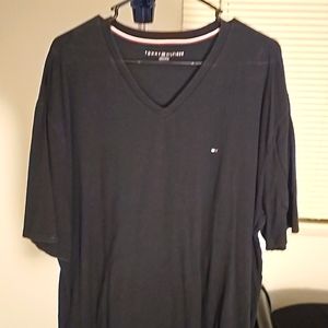 Tommy Hilfiger- V-neck - Navy 2X - 100% Cotton